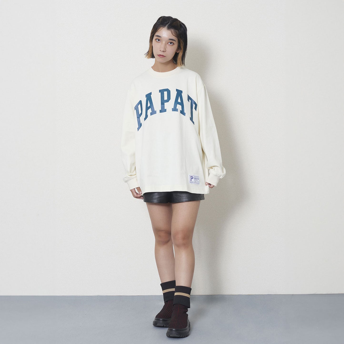 PAPAT ARCH LOGO L/S TEE