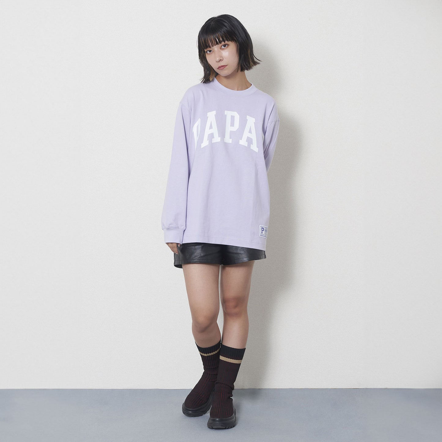 PAPAT ARCH LOGO L/S TEE