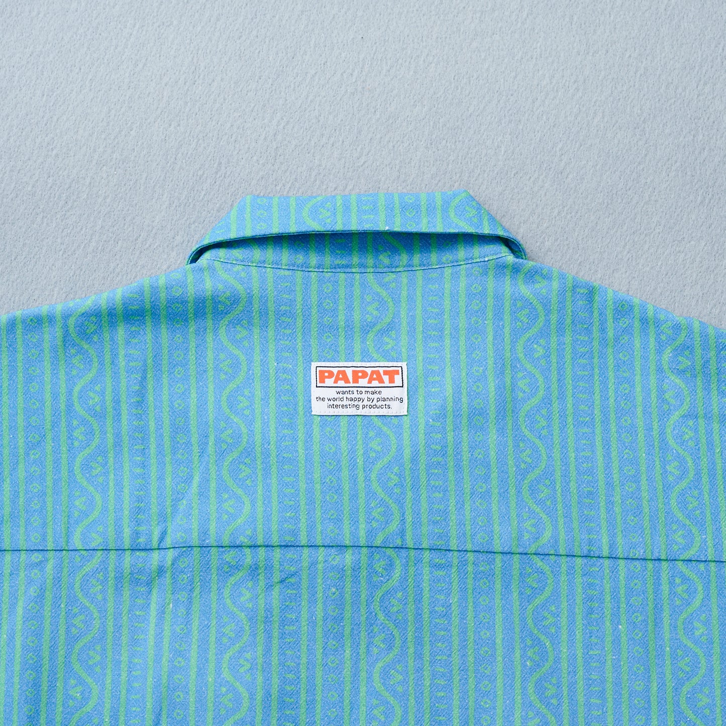 【TV着用】なにわ男子 大橋和也さん着用 LINEN TOUCH COTTON PATTERN SHIRT