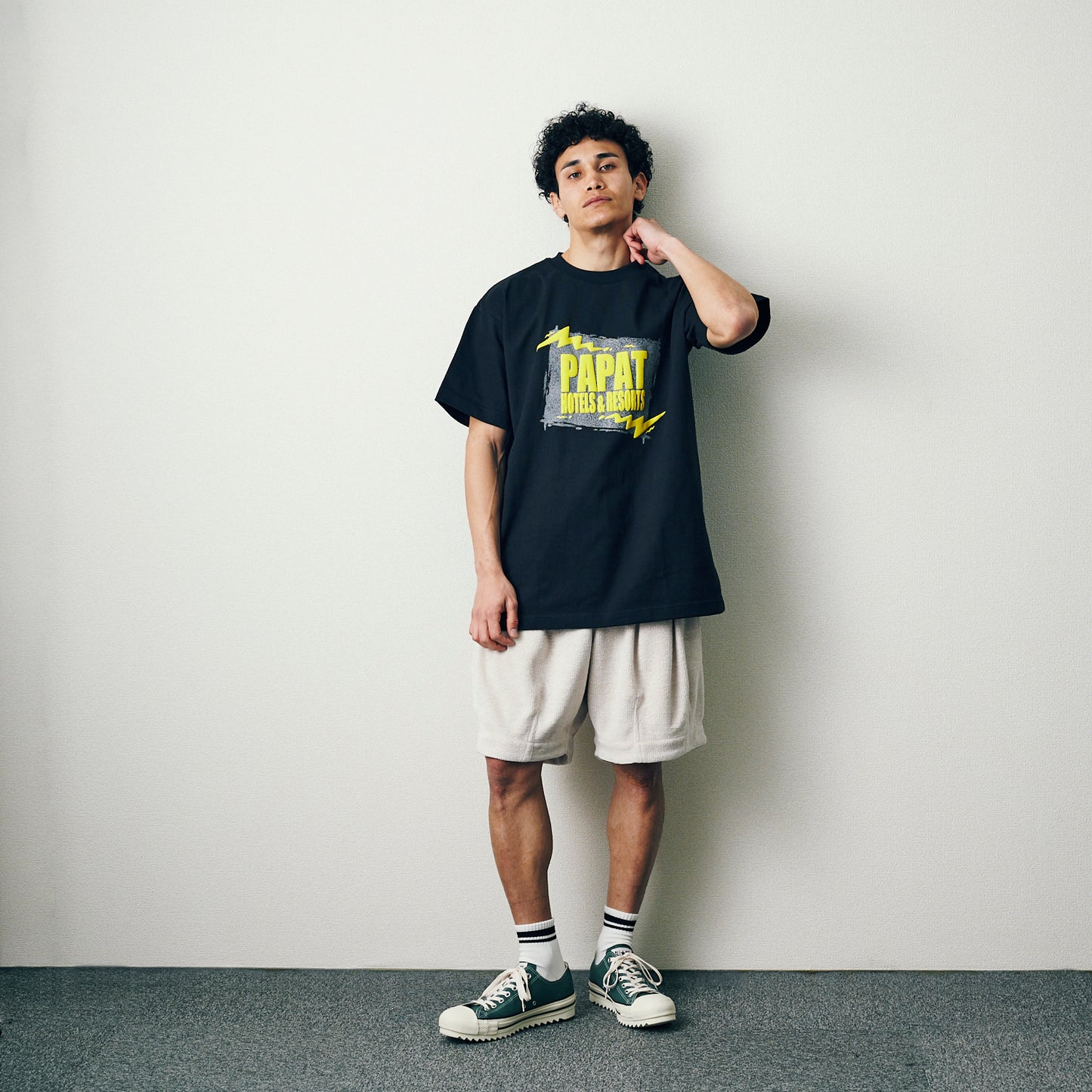 LOGO FOAMING PRINT S/S TEE