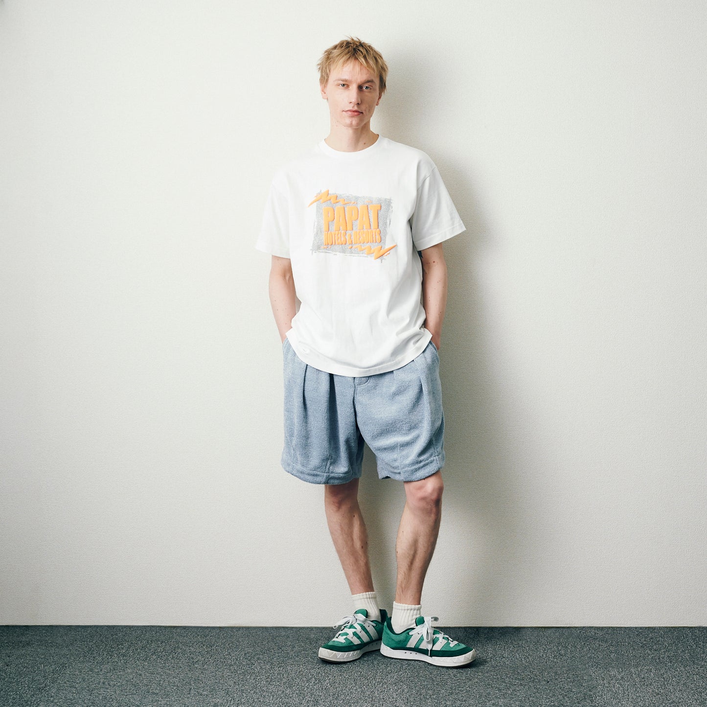 LOGO FOAMING PRINT S/S TEE