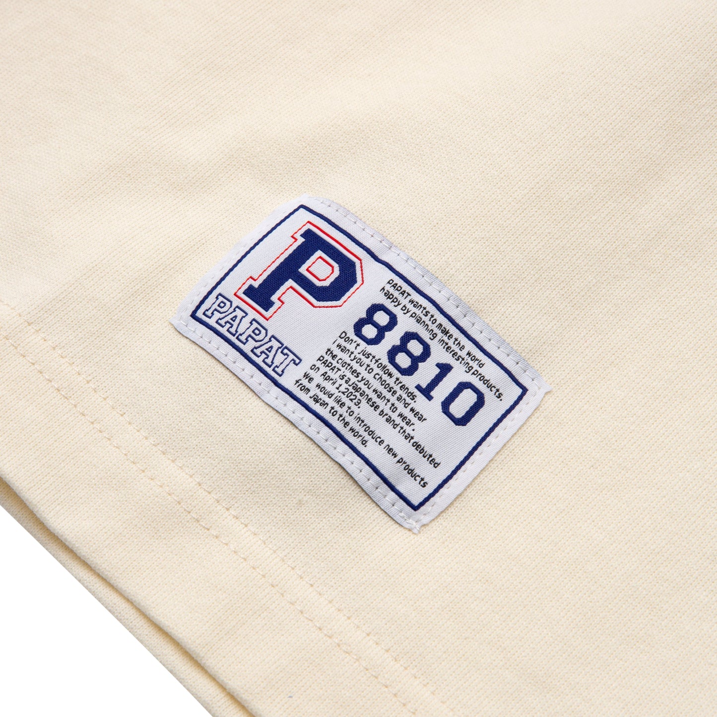 PAPAT LOGO S/S TEE - GRAY