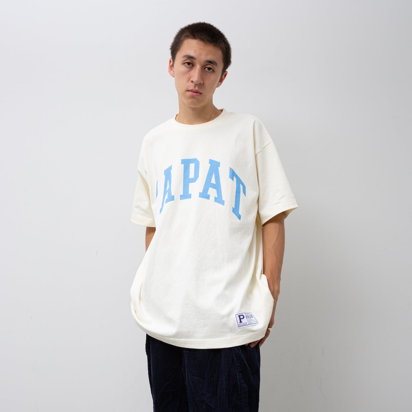 PAPAT LOGO S/S TEE - CREAM