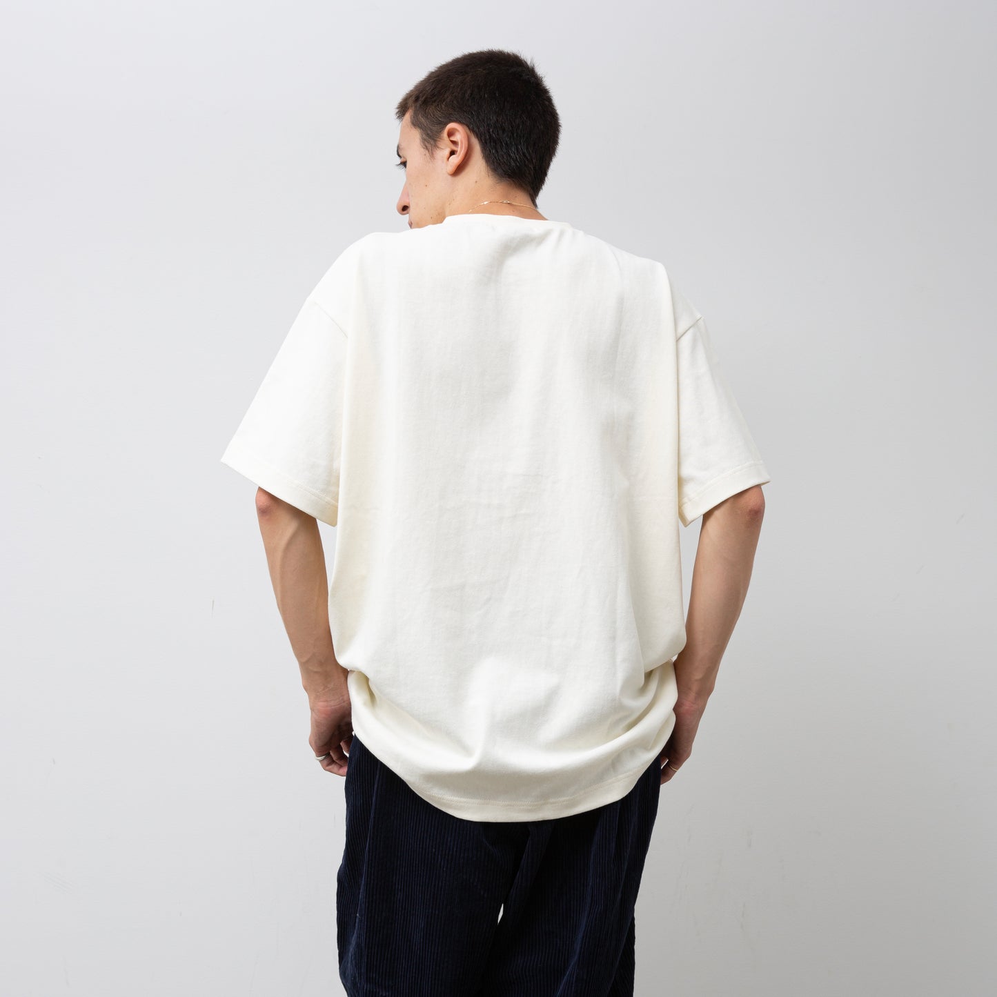 PAPAT LOGO S/S TEE - CREAM