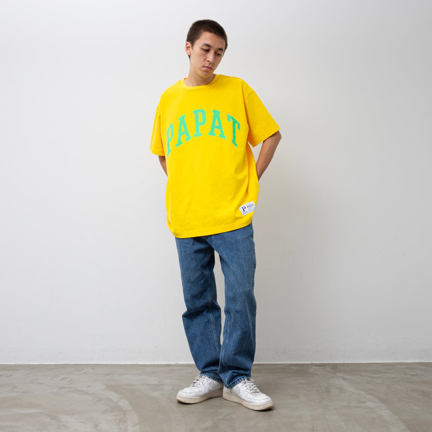 PAPAT LOGO S/S TEE - YELLOW