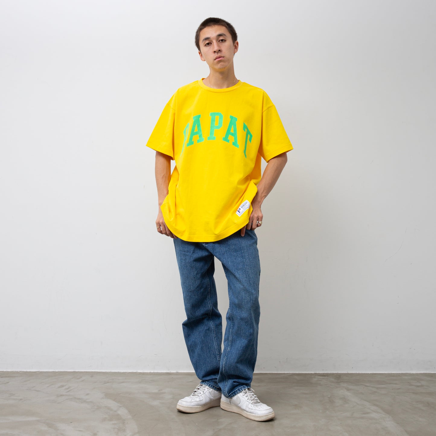 PAPAT LOGO S/S TEE - YELLOW