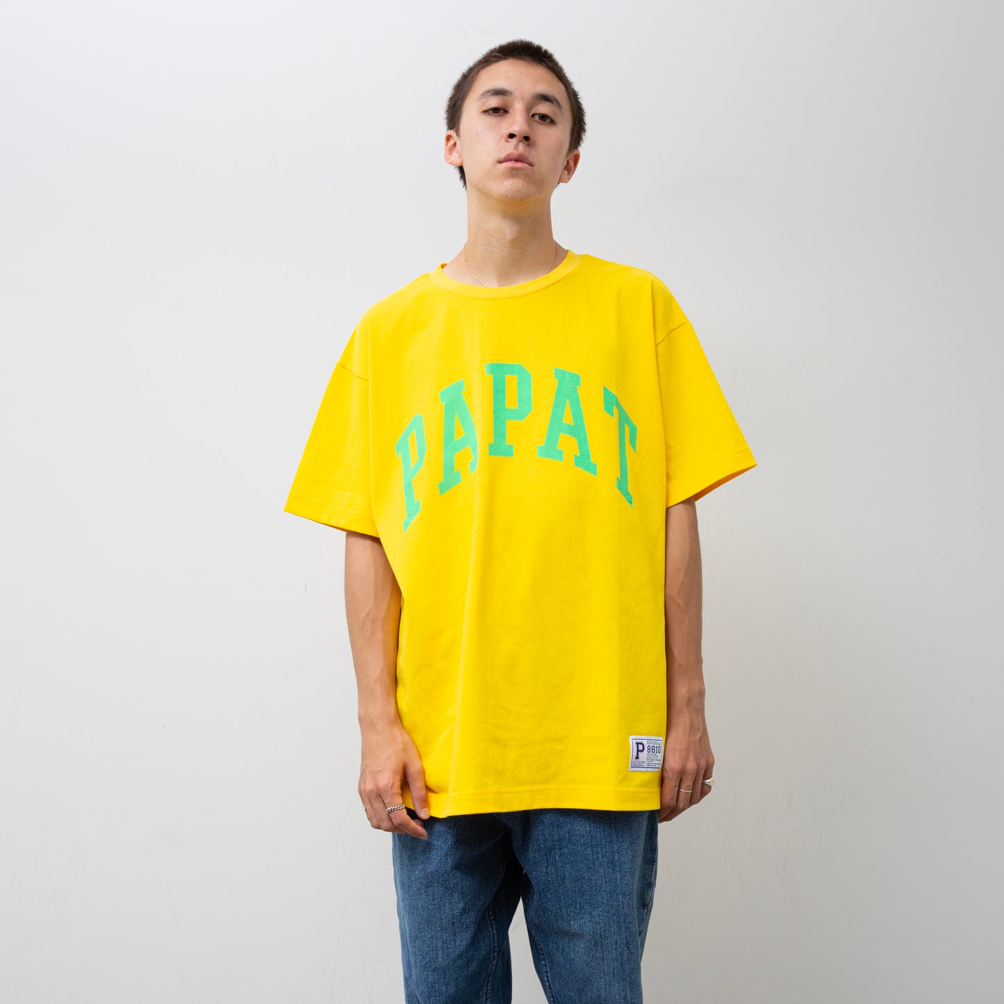PAPAT LOGO S/S TEE - YELLOW