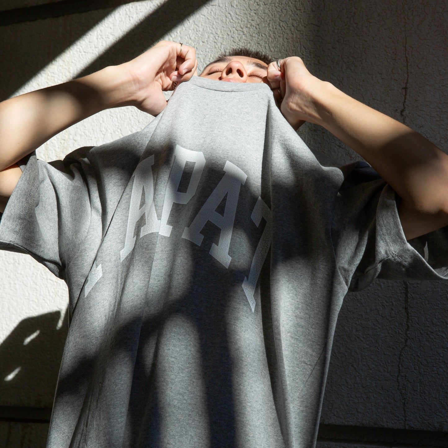PAPAT LOGO S/S TEE - GRAY