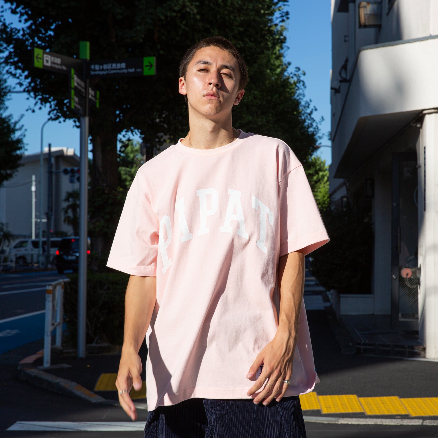 PAPAT LOGO S/S TEE - PINK
