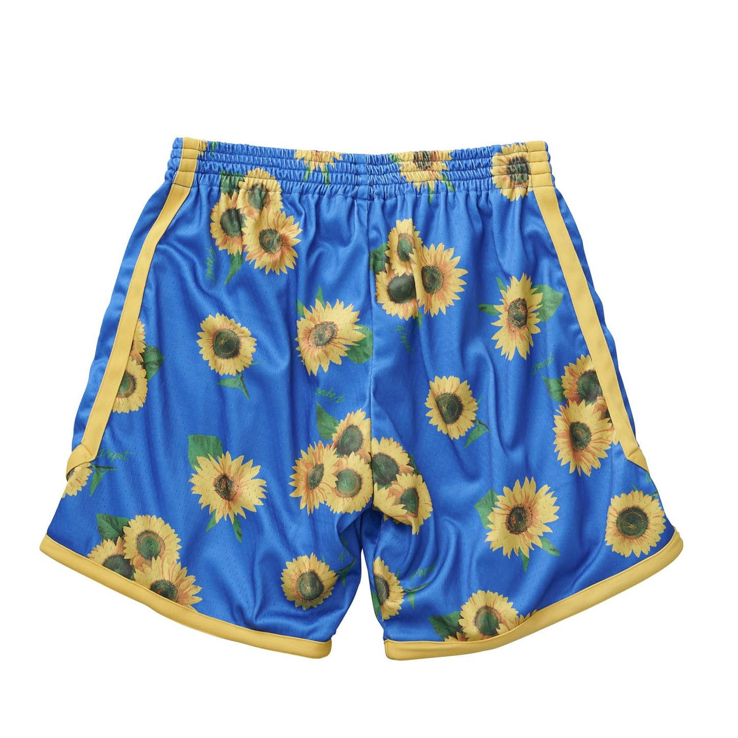 FLOWER PATTERN BASKETBALL SHORTS