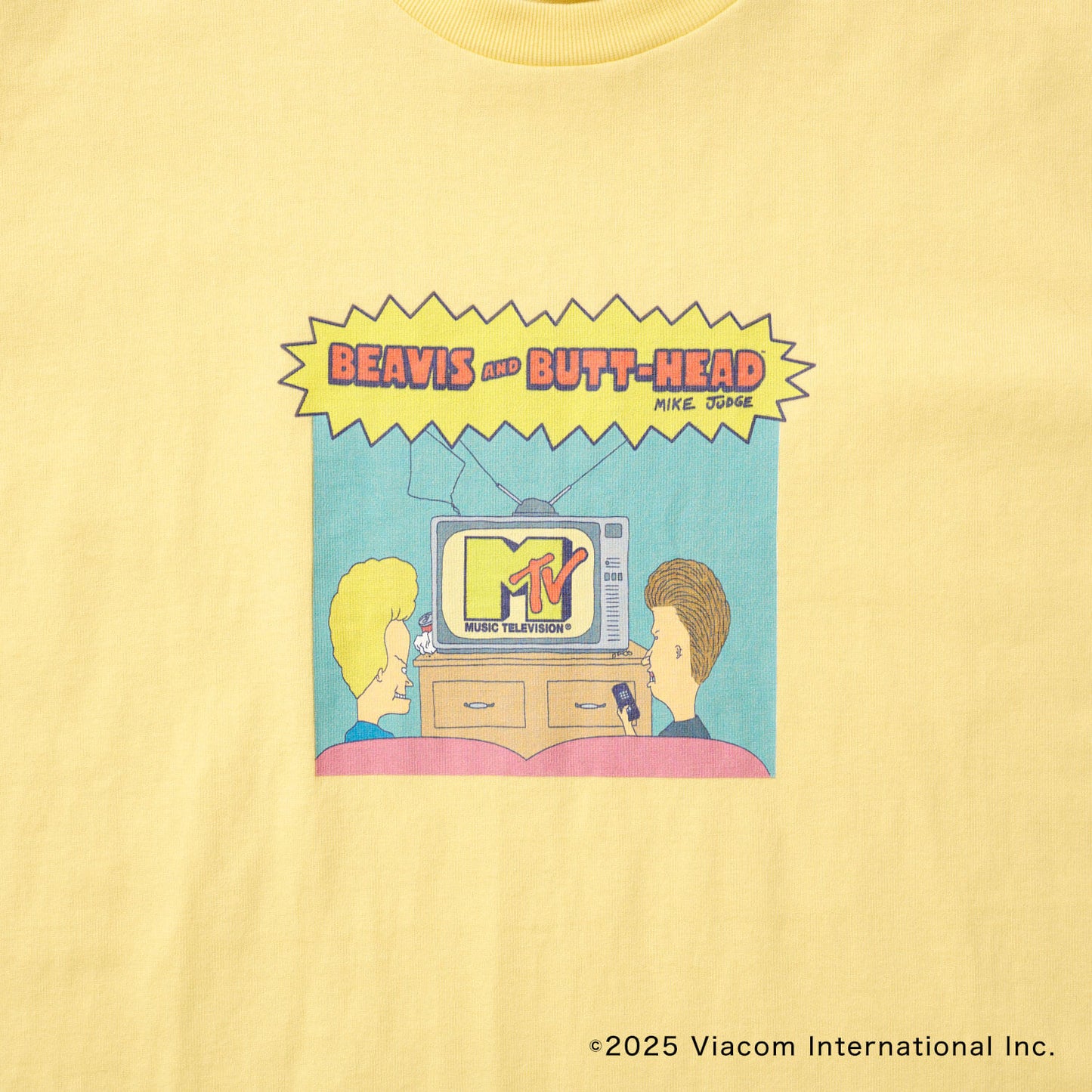 Beavis and Butt-Head S/S Tee イエロー