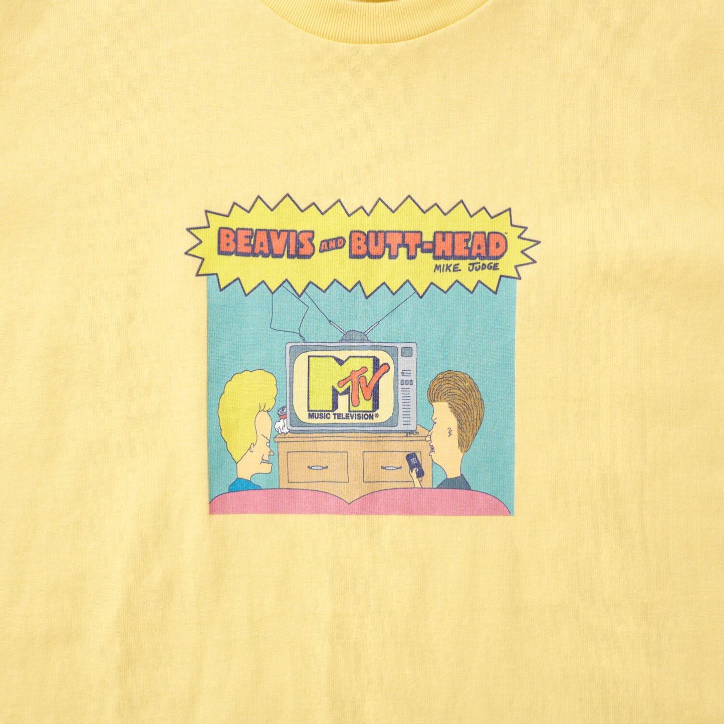 Beavis and Butt-Head S/S Tee イエロー