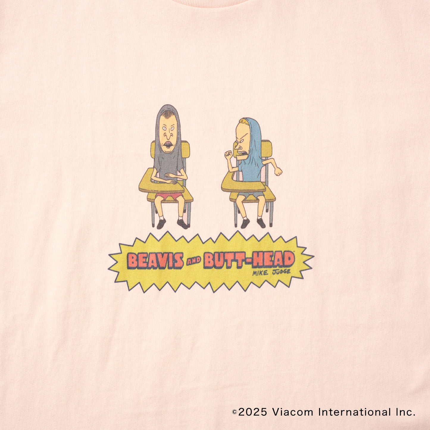 Beavis and Butt-Head S/S Tee ピンク