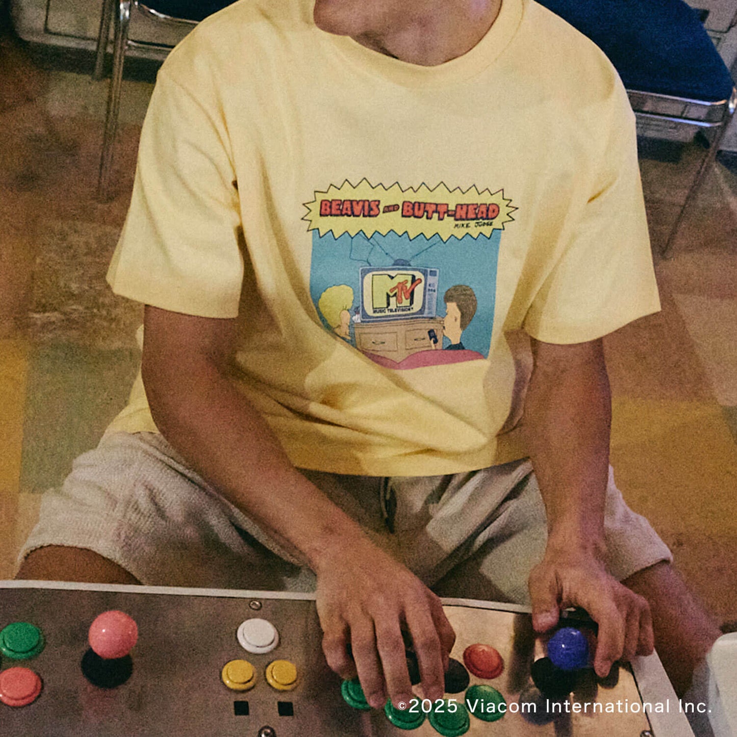 Beavis and Butt-Head S/S Tee イエロー