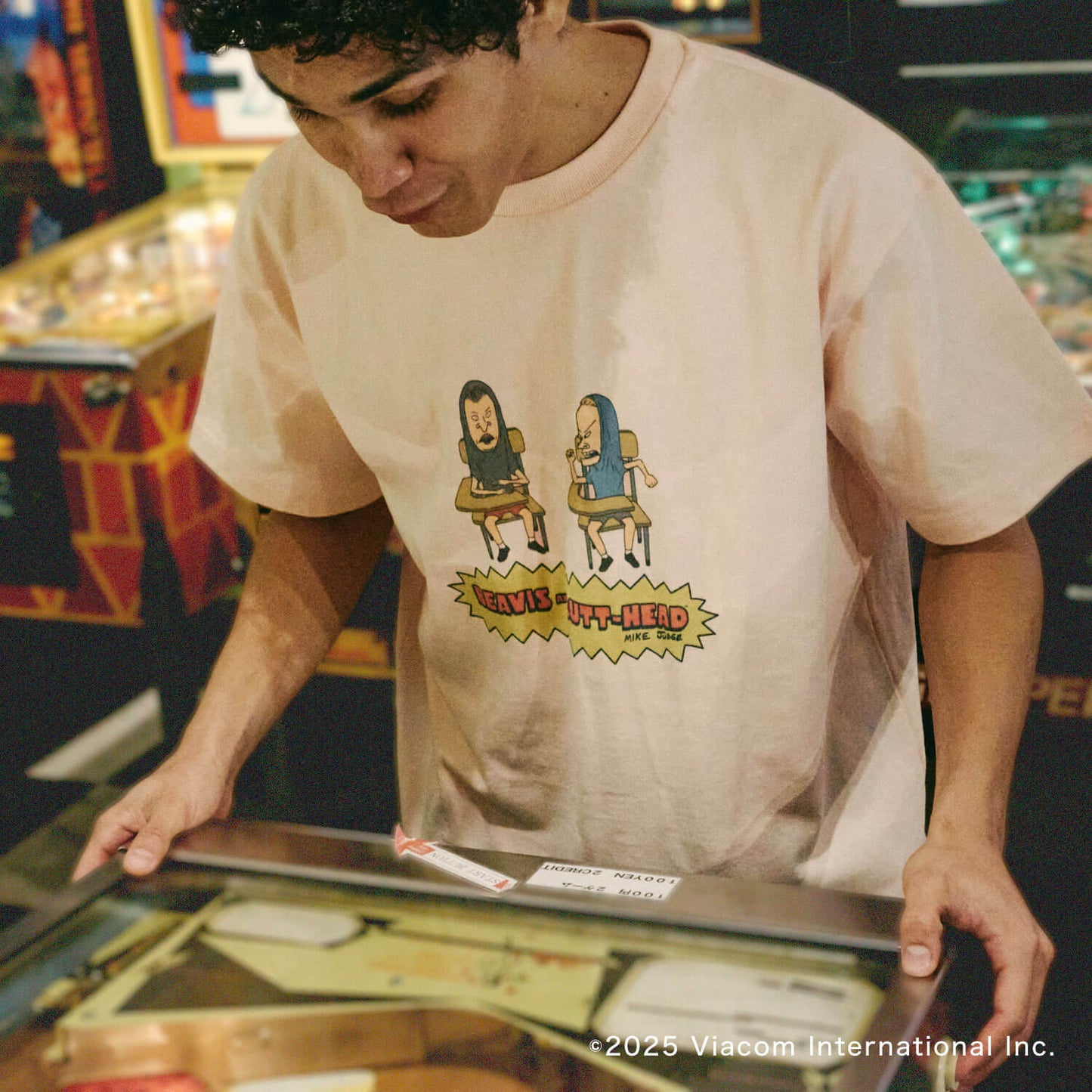 Beavis and Butt-Head S/S Tee ピンク