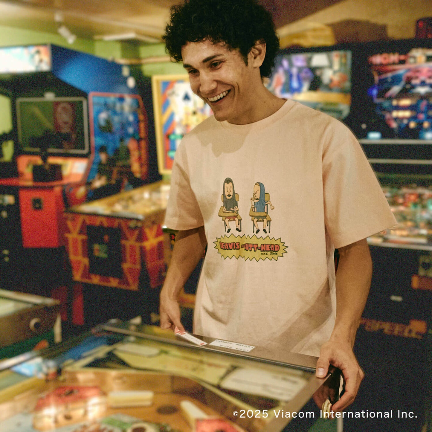 Beavis and Butt-Head S/S Tee ピンク