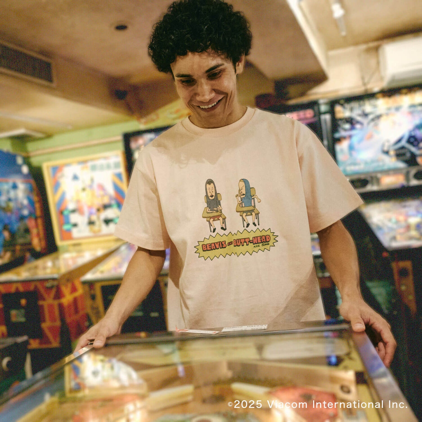 Beavis and Butt-Head S/S Tee ピンク