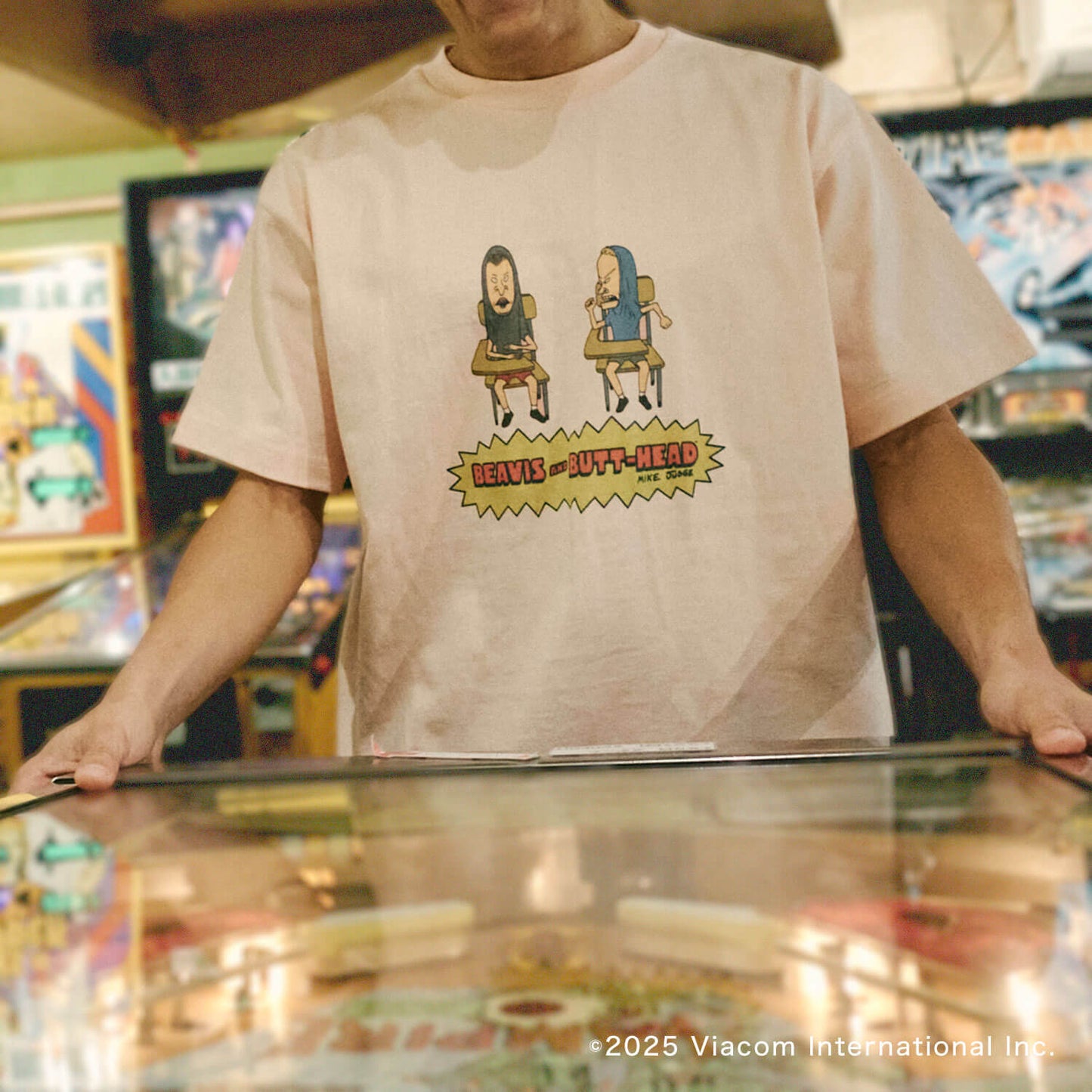 Beavis and Butt-Head S/S Tee ピンク