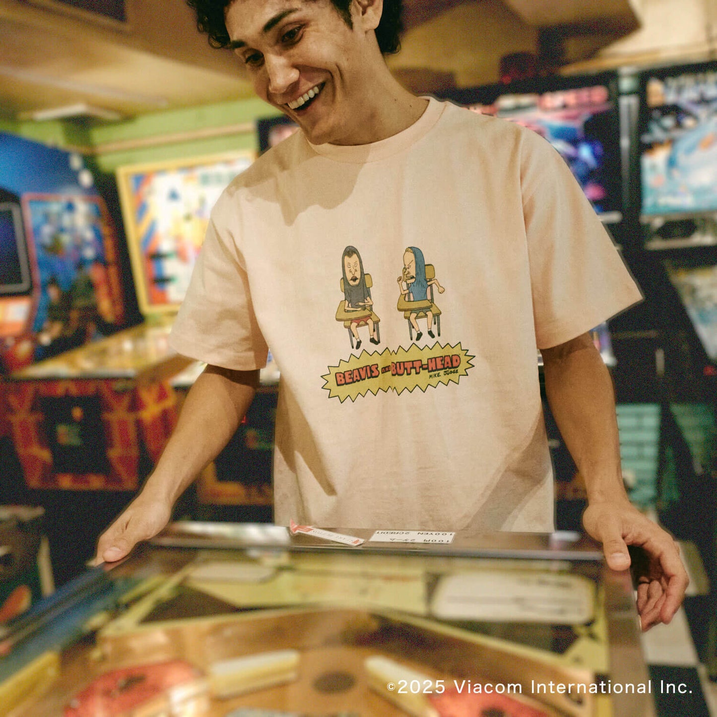 Beavis and Butt-Head S/S Tee ピンク