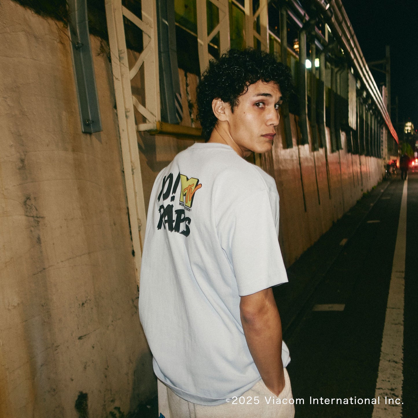 MTV S/S Tee サックス