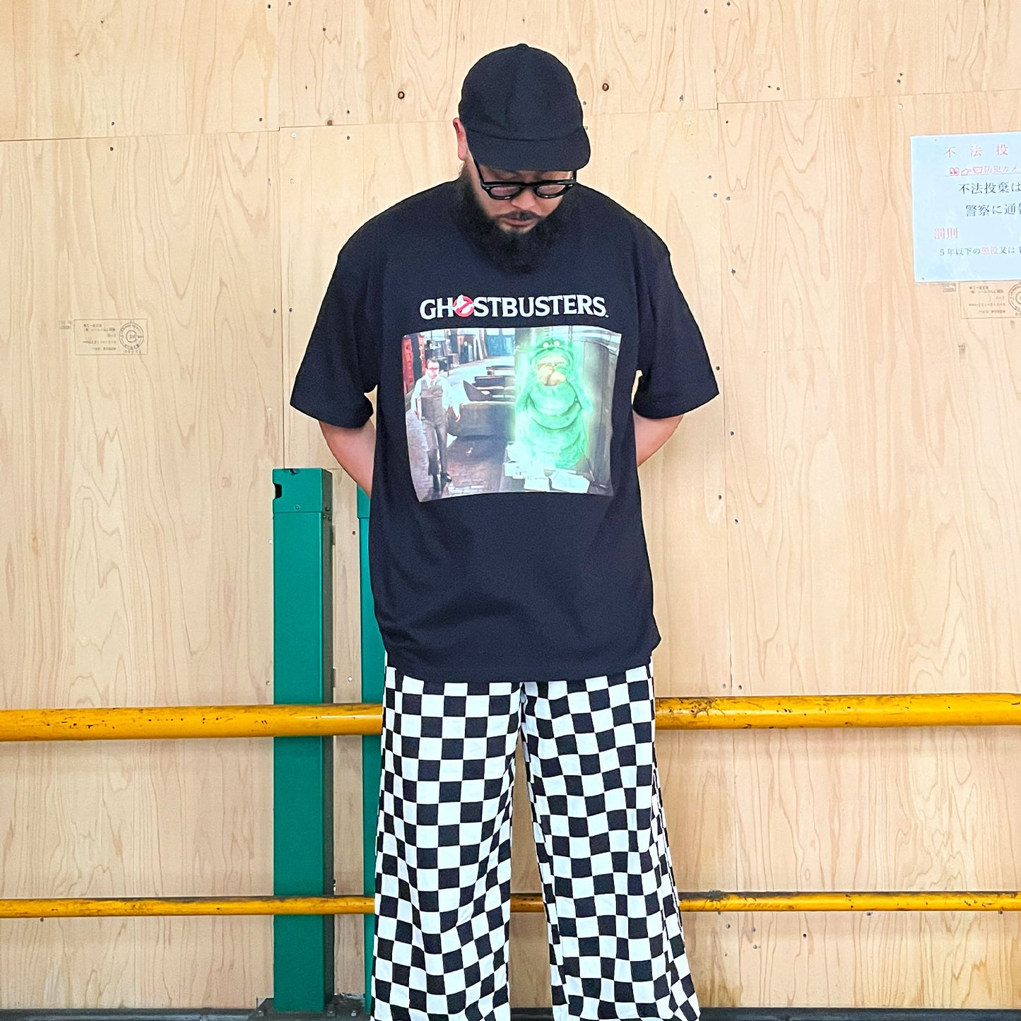 GHOST BUSTERS S/S Tee Aブラック