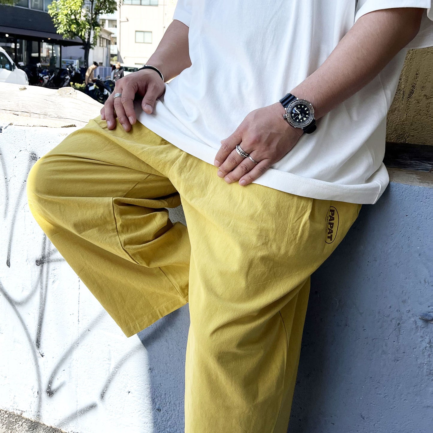【TV着用】なにわ男子 西畑大吾さん着用 LINEN TOUCH COTTON CHEF PANTS