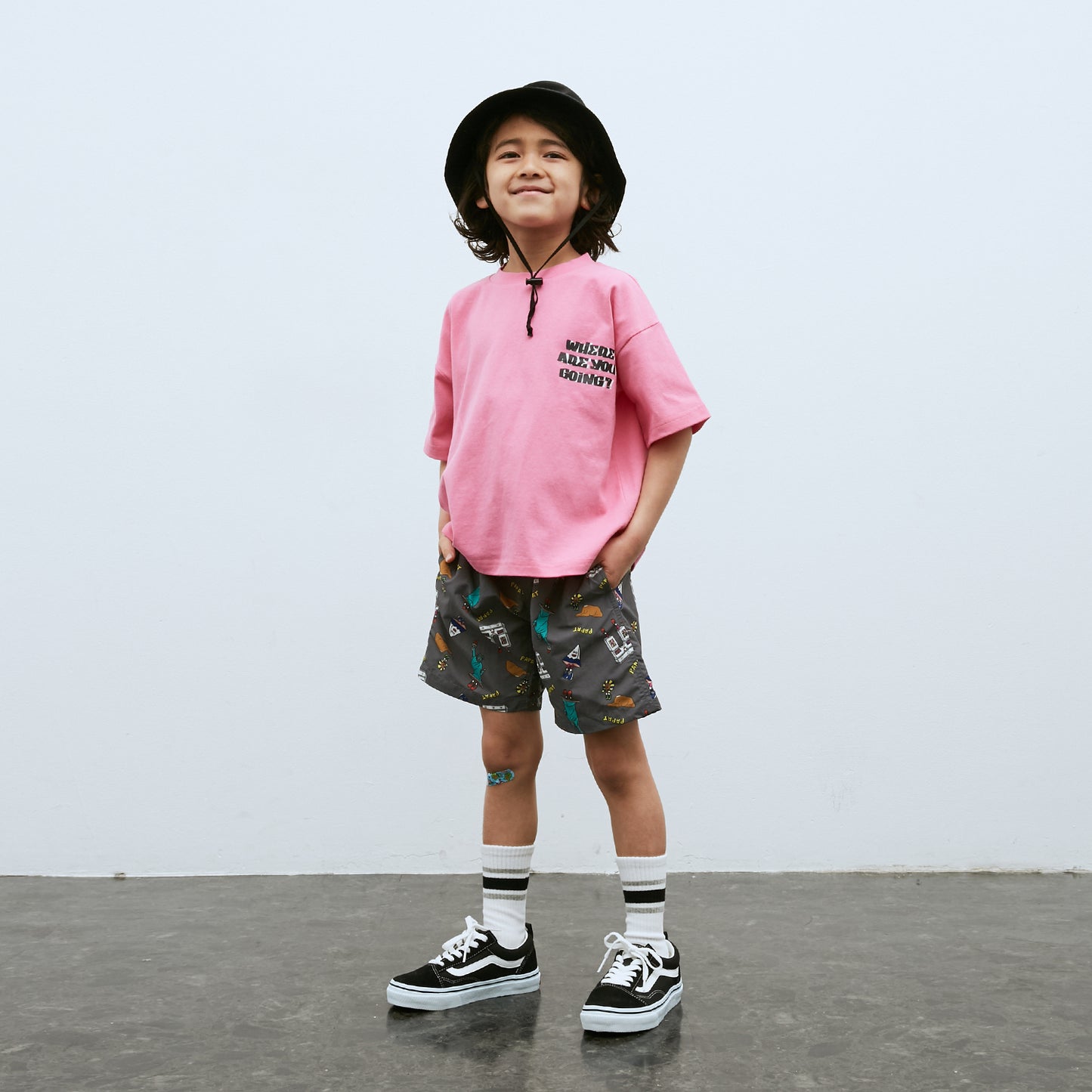 WORLD HERITAGE PATTERN KID'S SHORTS