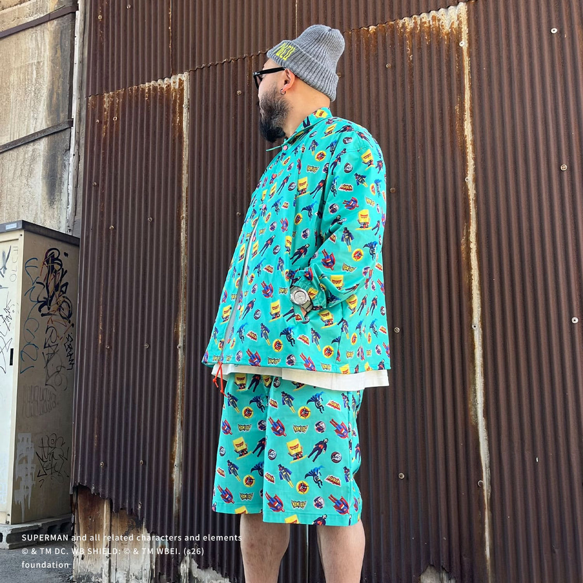 Batman pattern Coach Jacket