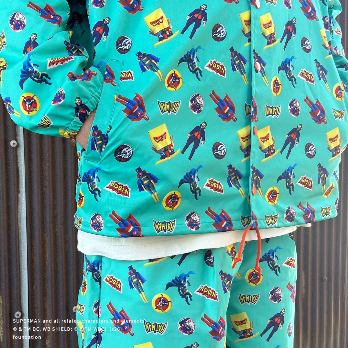 Batman pattern Coach Jacket