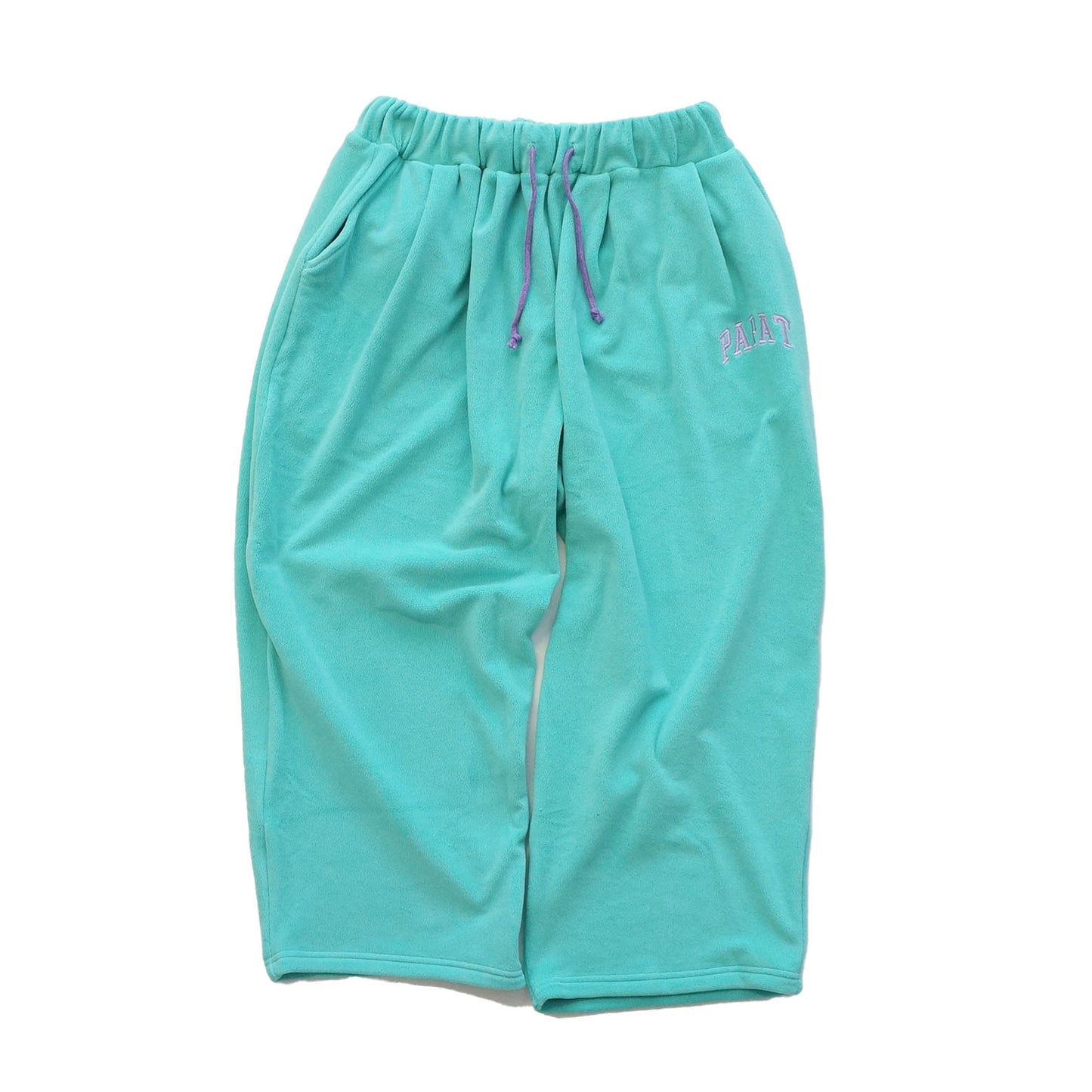 SILKY FLEECE WIDE PANTS